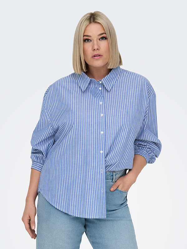 CARARJA - Plus Size Skjorte fra Only Carmakoma
