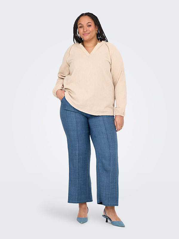 CARKATIE - Plus Size Bukser fra Only Carmakoma