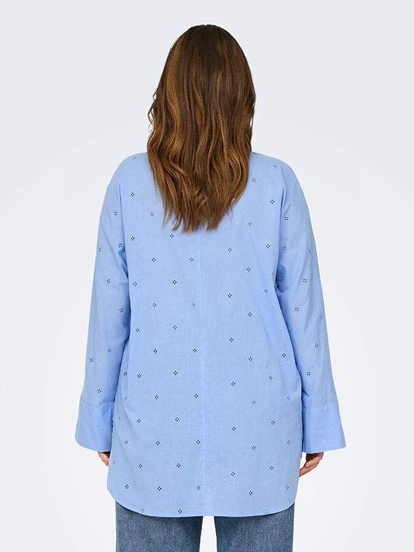 CARNEW - Plus Size Skjorte fra Only Carmakoma
