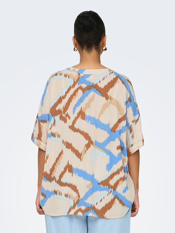 CARROWA - Plus Size Bluse fra Only Carmakoma