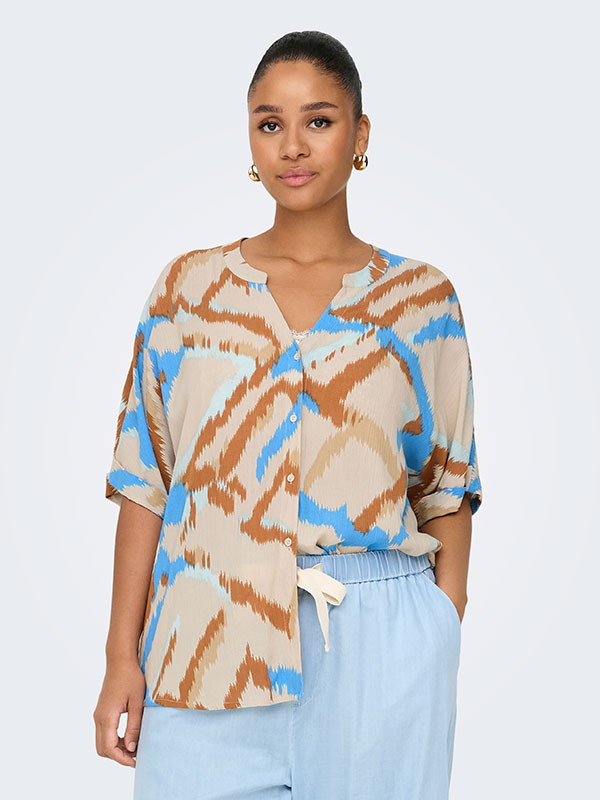 CARROWA - Plus Size Bluse fra Only Carmakoma