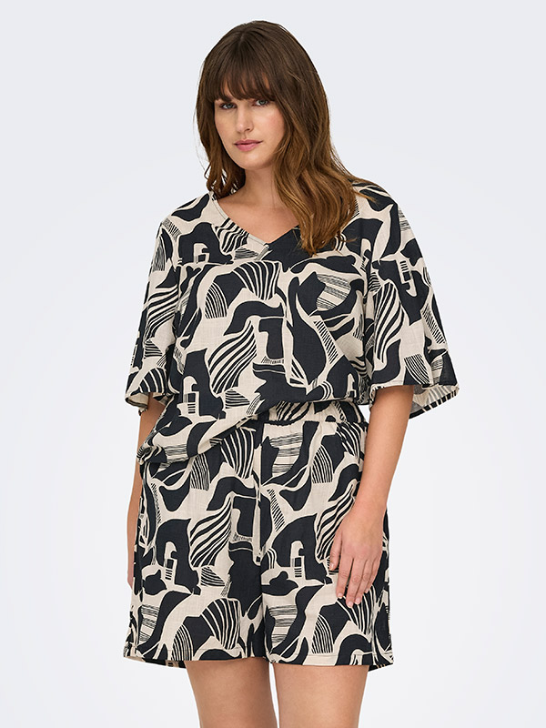 CARMALUSI - Plus Size Shorts fra Only Carmakoma