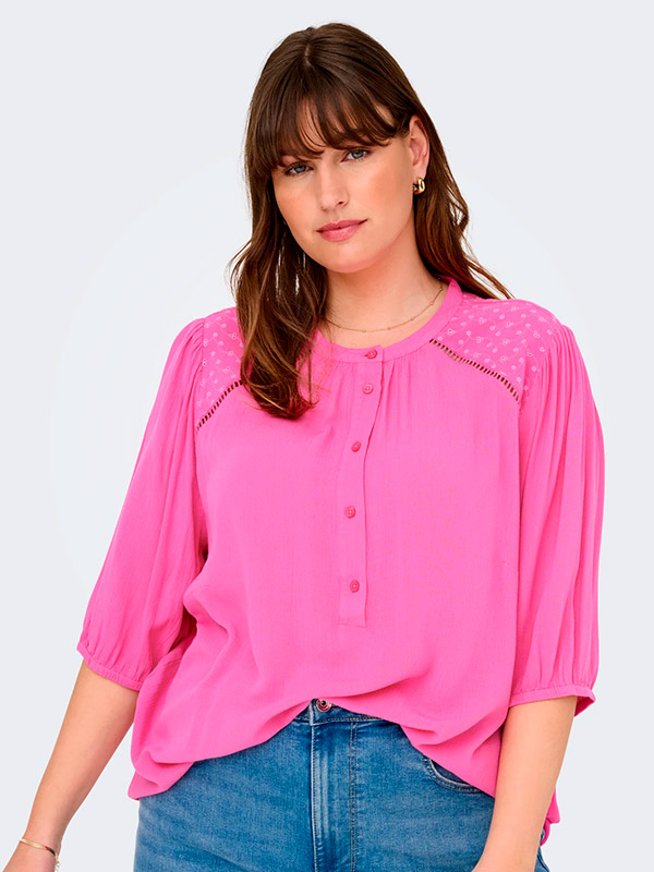 CARADZO - Plus Size Bluse fra Only Carmakoma