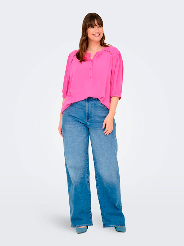 CARADZO - Plus Size Bluse fra Only Carmakoma