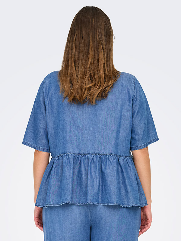 CARBEA - Plus Size Bluse fra Only Carmakoma