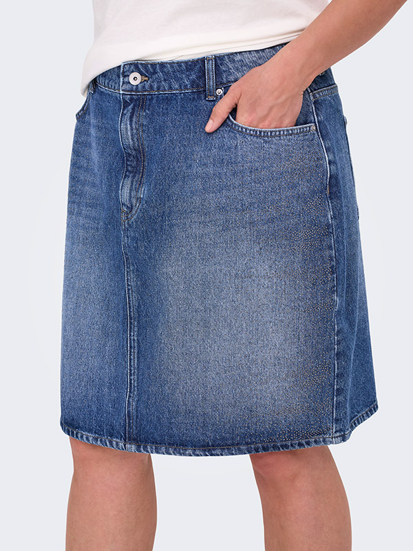 CARSTELLA - Plus Size Skjørt fra Only Carmakoma