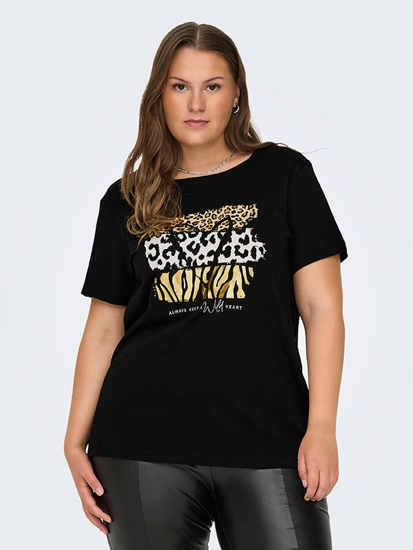CARFREA - Plus Size T-shirt fra Only Carmakoma