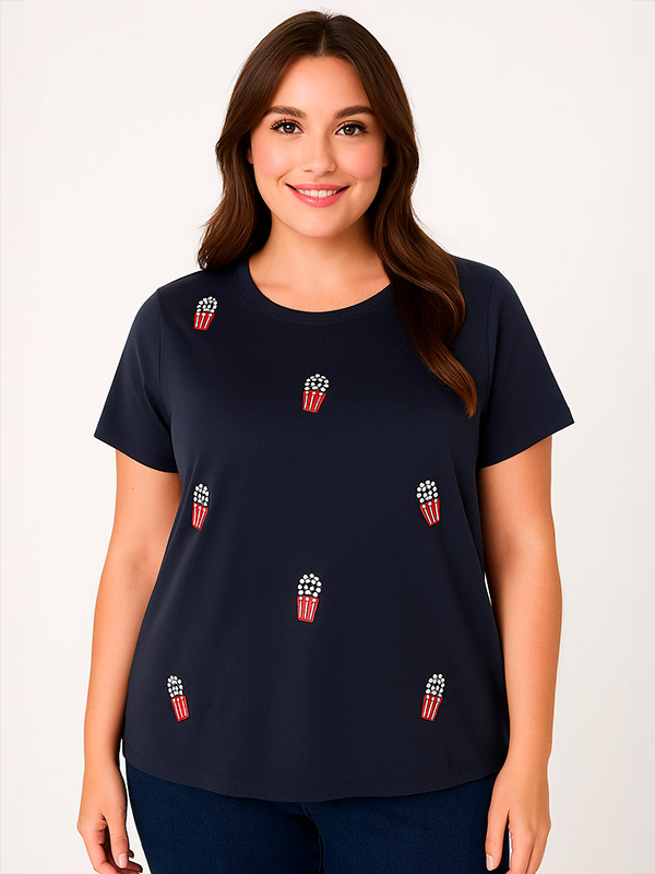 CARKITA - Plus Size T-shirt fra Only Carmakoma