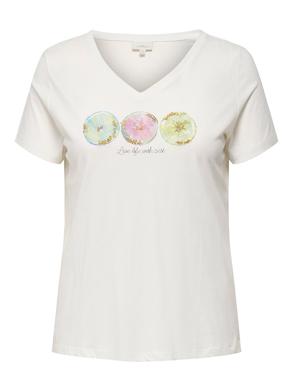 CARTIRA - Plus Size T-shirt fra Only Carmakoma