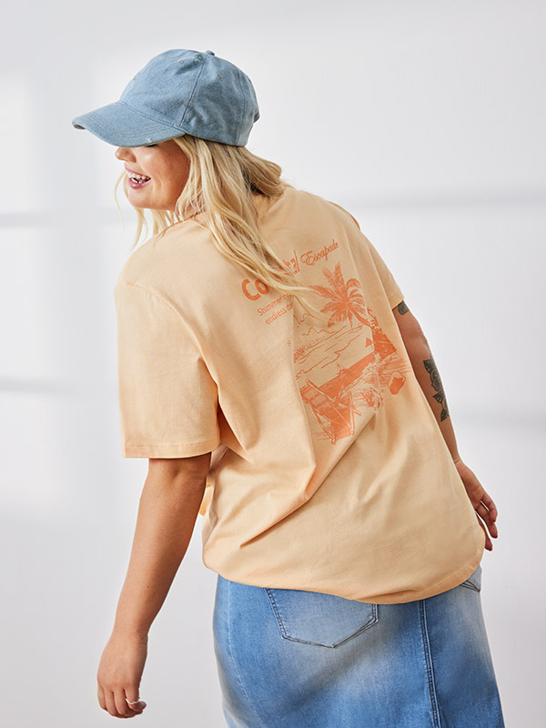 CARRASE - Plus Size T-shirt fra Only Carmakoma