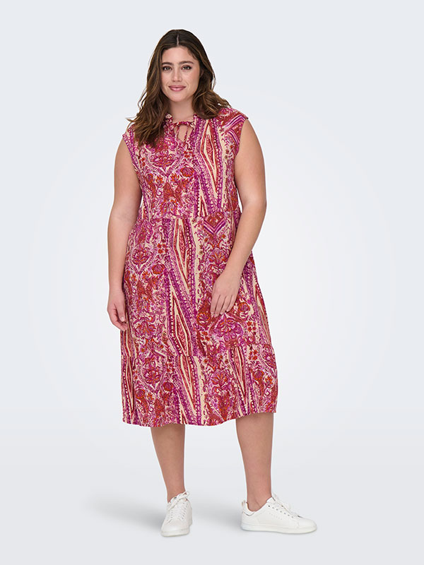 CARNOVA - Plus Size Kjole fra Only Carmakoma