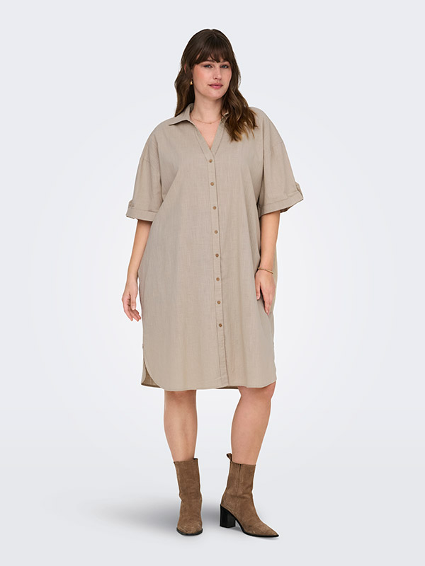 CARCOCO - Plus Size Kjole fra Only Carmakoma