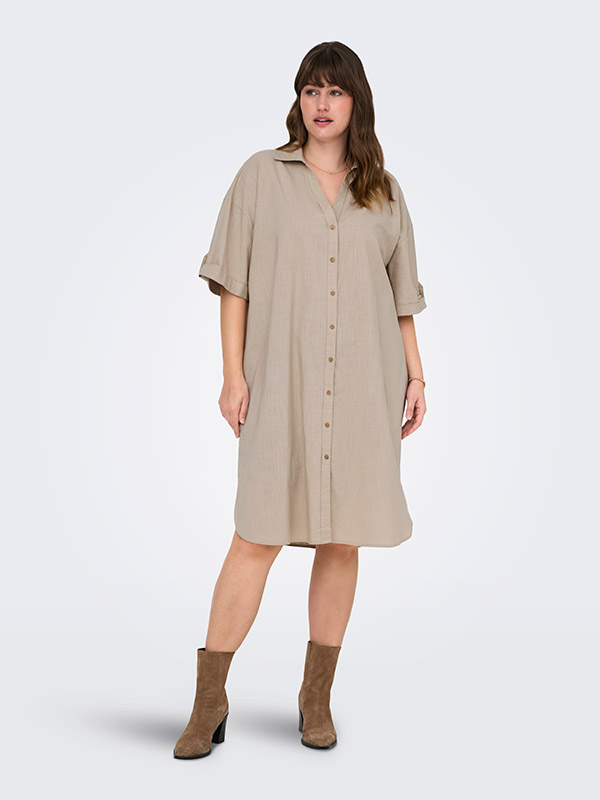 CARCOCO - Plus Size Kjole fra Only Carmakoma