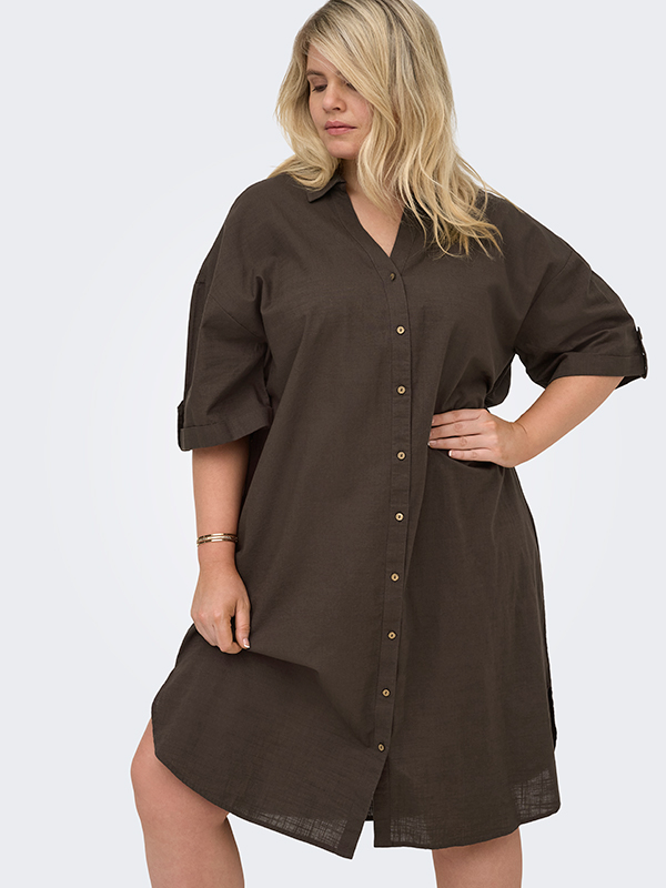 CARCOCO - Plus Size Kjole fra Only Carmakoma