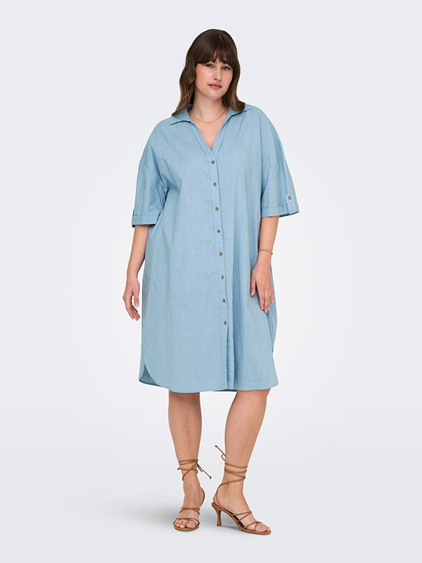 CARCOCO - Plus Size Kjole fra Only Carmakoma
