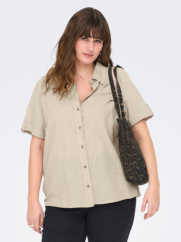 CARCOCO - Plus Size Skjorte fra Only Carmakoma