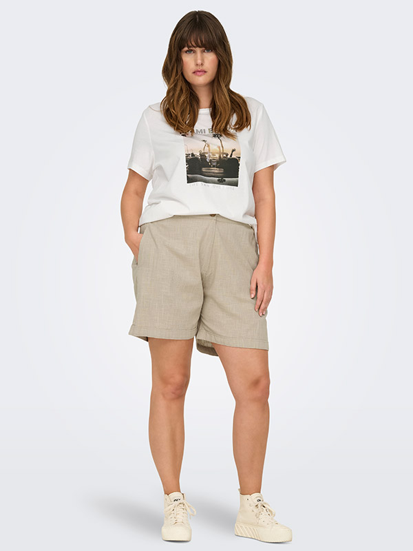 CARCOCO - Plus Size Shorts fra Only Carmakoma