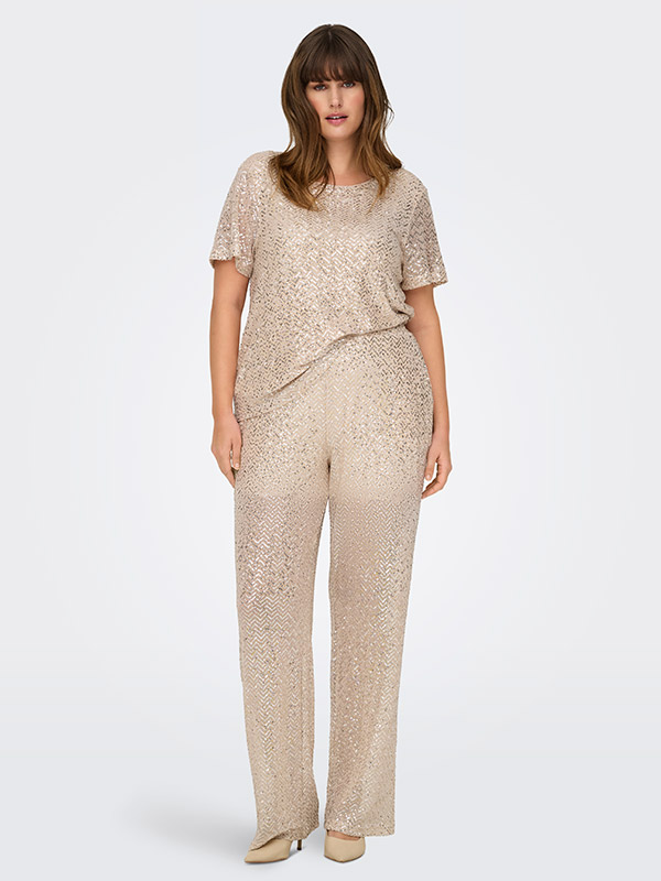 CARVIVIANA - Plus Size Bluse fra Only Carmakoma