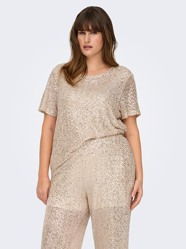 CARVIVIANA - Plus Size Bluse fra Only Carmakoma