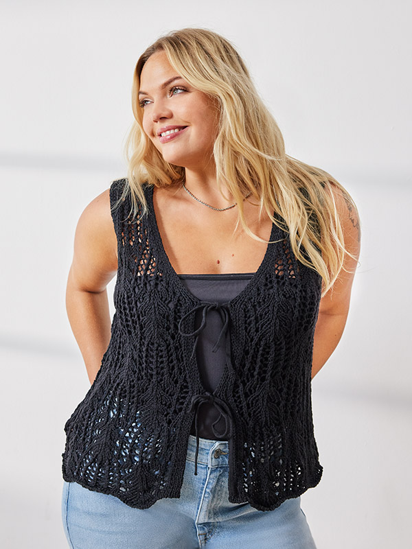 CARLIZZY - Plus Size Vest fra Only Carmakoma