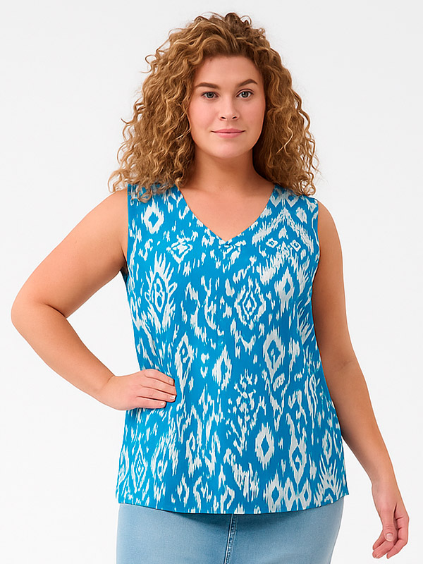 CARMARRAKESH - Plus Size Topp fra Only Carmakoma