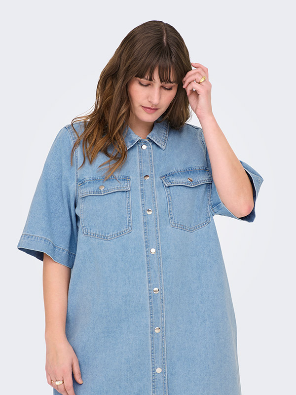 CARBELLE - Plus Size Kjole fra Only Carmakoma