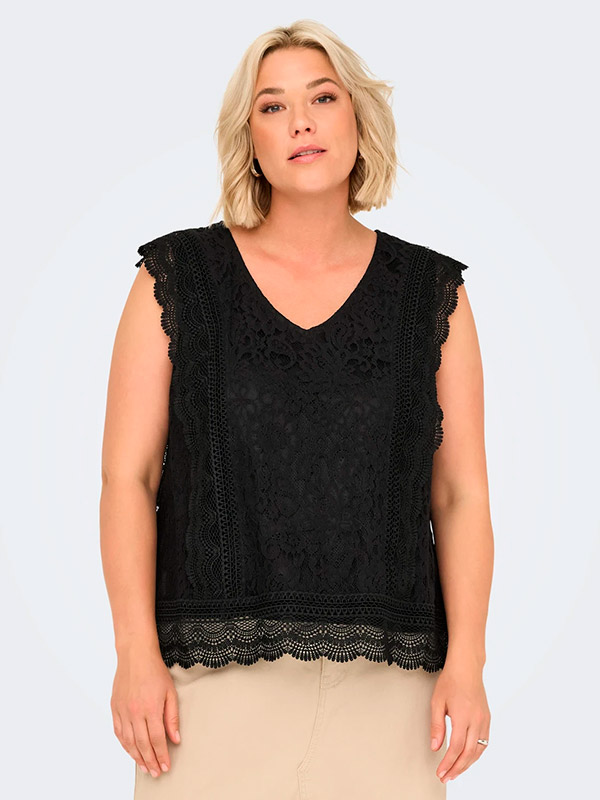CARKARO - Plus Size Bluse fra Only Carmakoma
