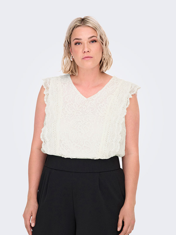 CARKARO - Plus Size Bluse fra Only Carmakoma
