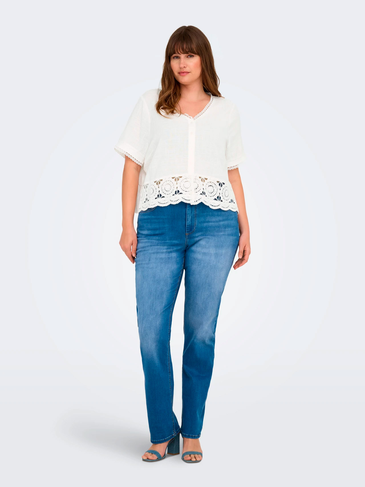 CARNADIA - Plus Size Bluse fra Only Carmakoma