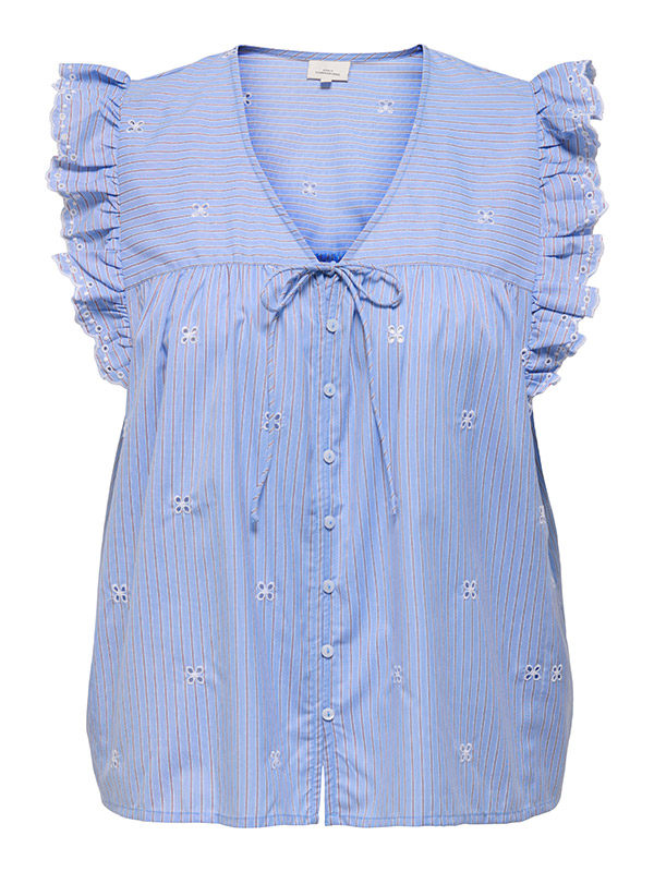 CARTESSA - Plus Size Bluse fra Only Carmakoma