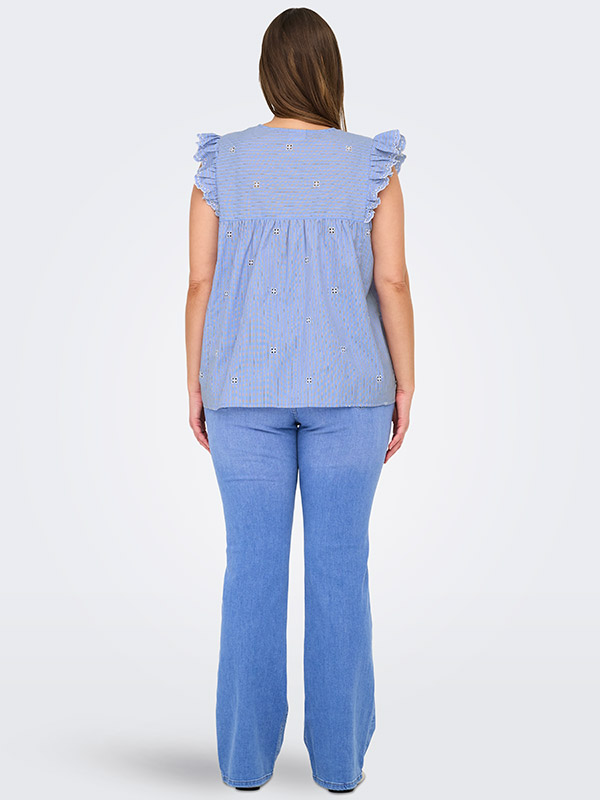 CARTESSA - Plus Size Bluse fra Only Carmakoma