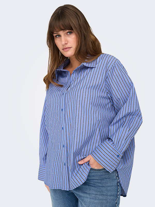 CAROREGON - Plus Size Skjorte fra Only Carmakoma