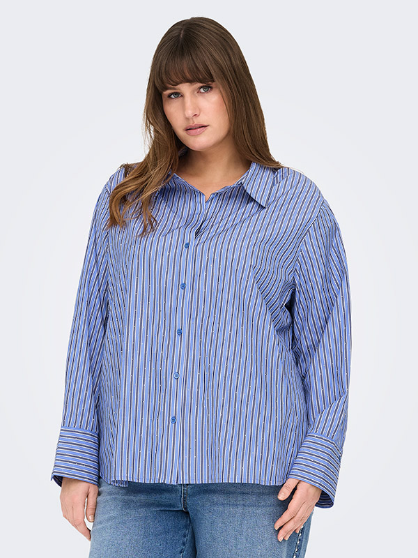 CAROREGON - Plus Size Skjorte fra Only Carmakoma