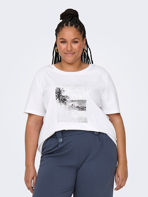 CARCELIA - Plus Size T-shirt fra Only Carmakoma