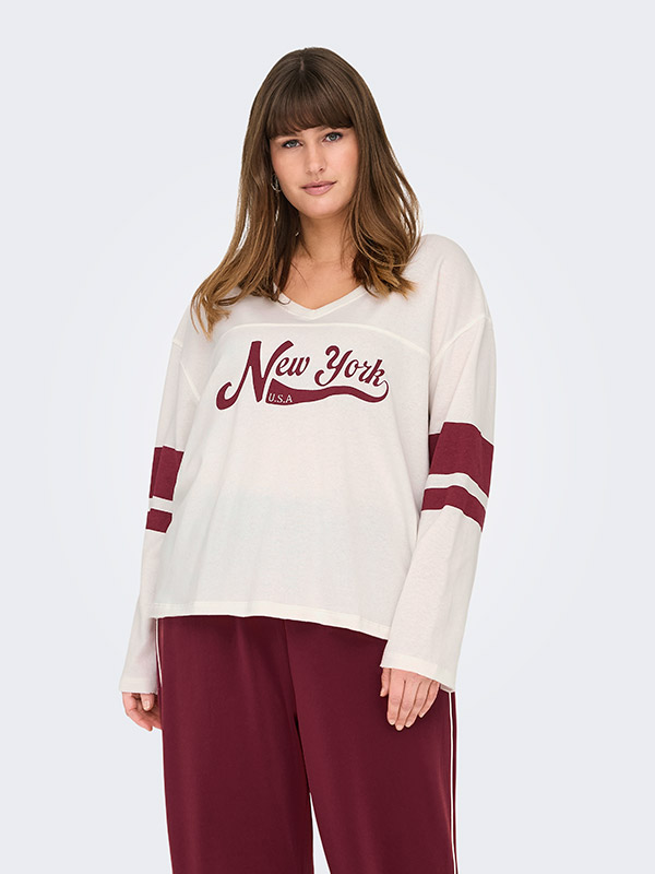 CAREMERY - Plus Size Bluse fra Only Carmakoma