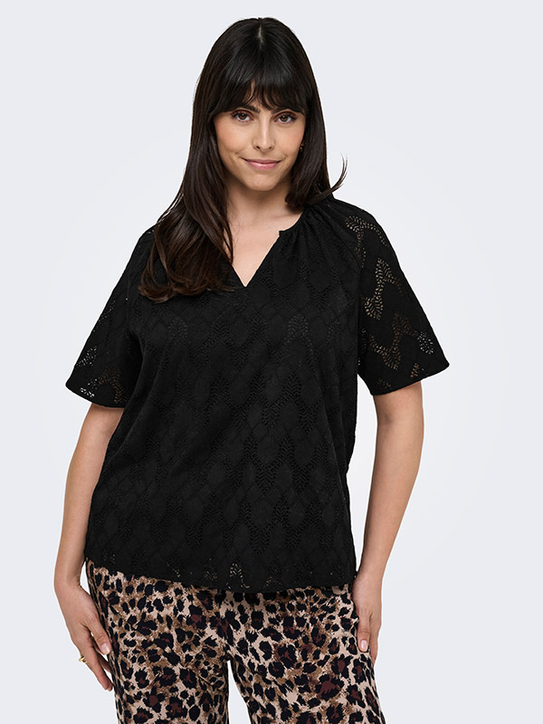 CARCLEANOR - Plus Size Bluse fra Only Carmakoma