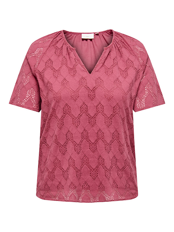 CARCLEANOR - Plus Size Bluse fra Only Carmakoma