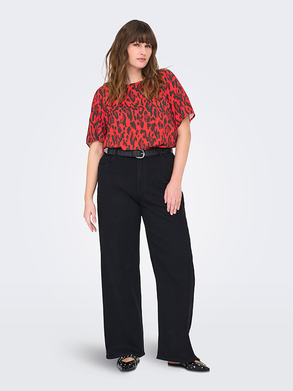 CARHARMONY - Plus Size Bluse fra Only Carmakoma