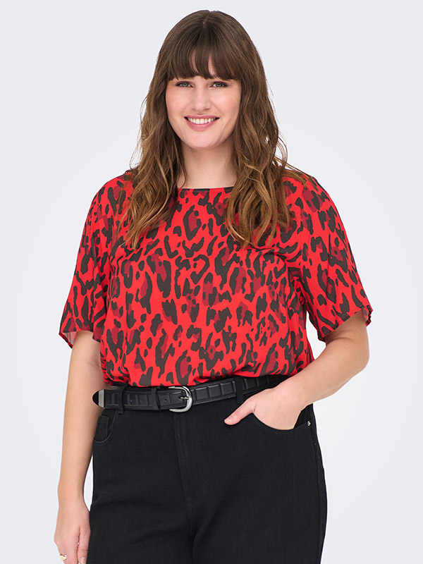 CARHARMONY - Plus Size Bluse fra Only Carmakoma