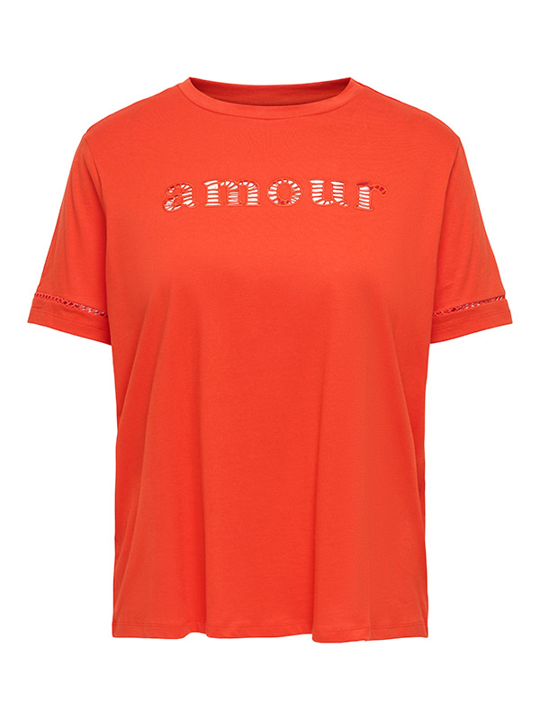 CARANNIE - Plus Size T-shirt fra Only Carmakoma