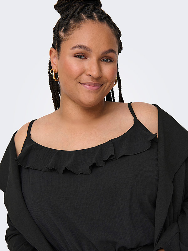 CARCALI - Plus Size Buksedress fra Only Carmakoma