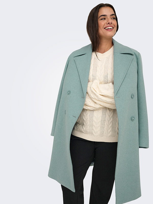 CARADINA - Plus Size Frakk fra Only Carmakoma