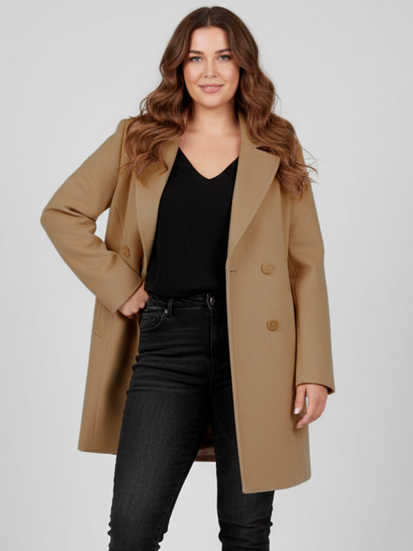CARADINA - Plus Size Frakk fra Only Carmakoma