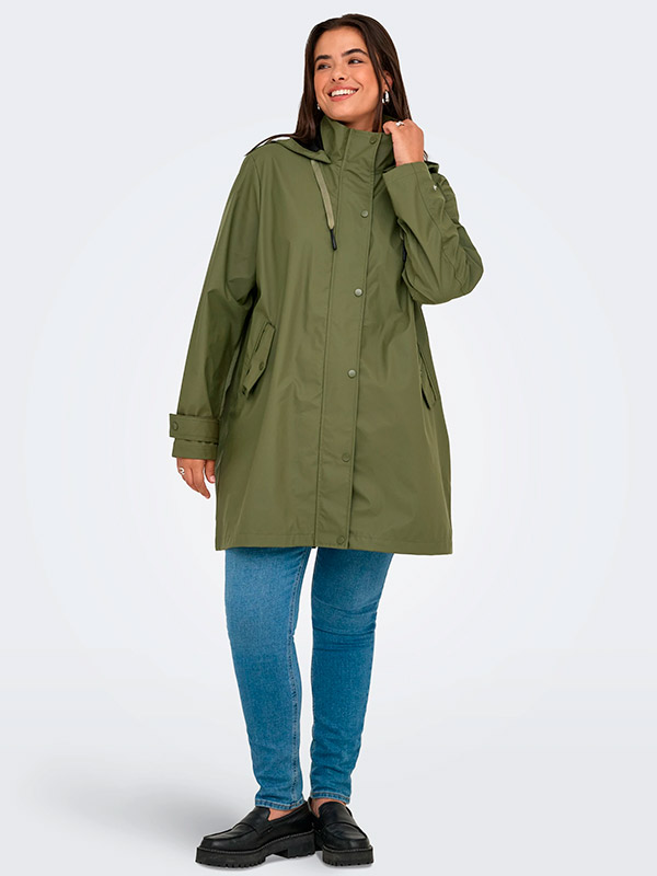 CARLILI - Plus Size Raincoat fra Only Carmakoma