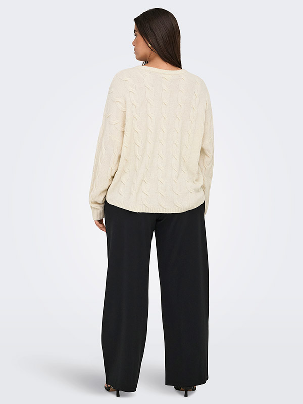 CARJEANETT - Plus Size Genser fra Only Carmakoma