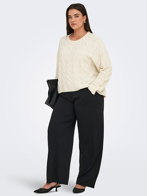 CARJEANETT - Plus Size Genser fra Only Carmakoma