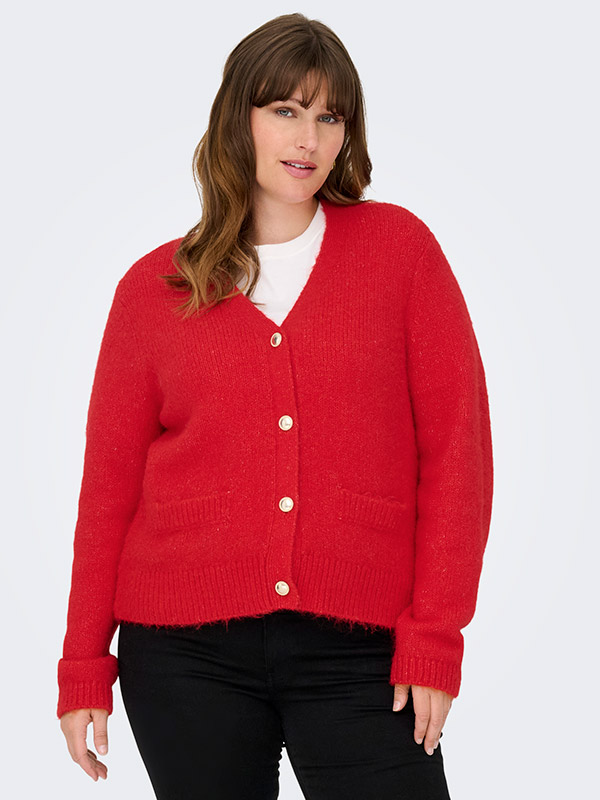 CARMAGGIE - Plus Size Cardigan fra Only Carmakoma