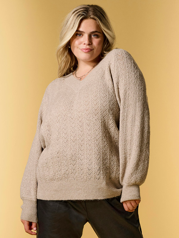 CARLUCILLA - Plus Size Genser fra Only Carmakoma