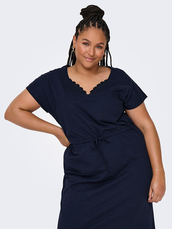 CARLILA - Plus Size Kjole fra Only Carmakoma