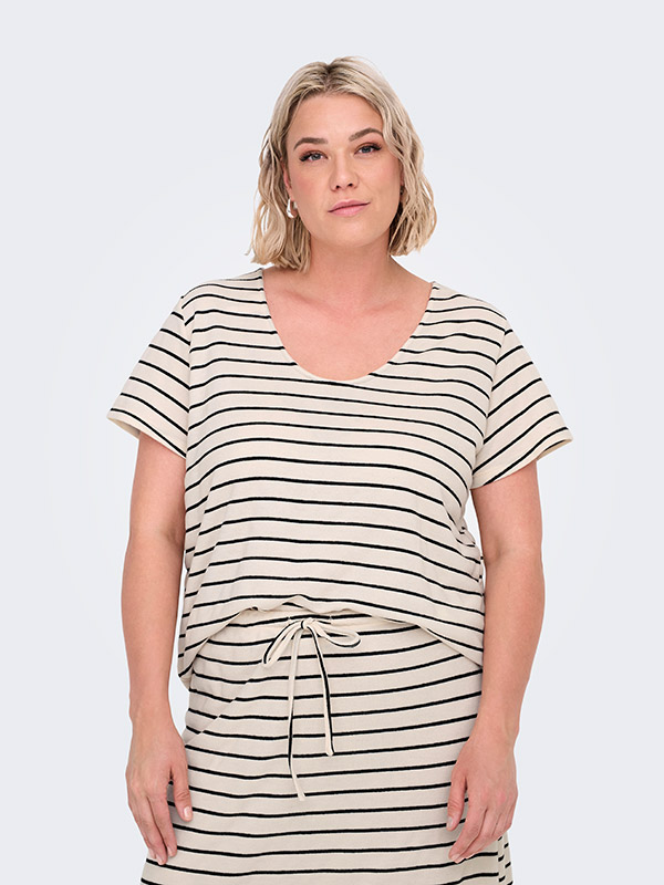CARJANA - Plus Size T-shirt fra Only Carmakoma